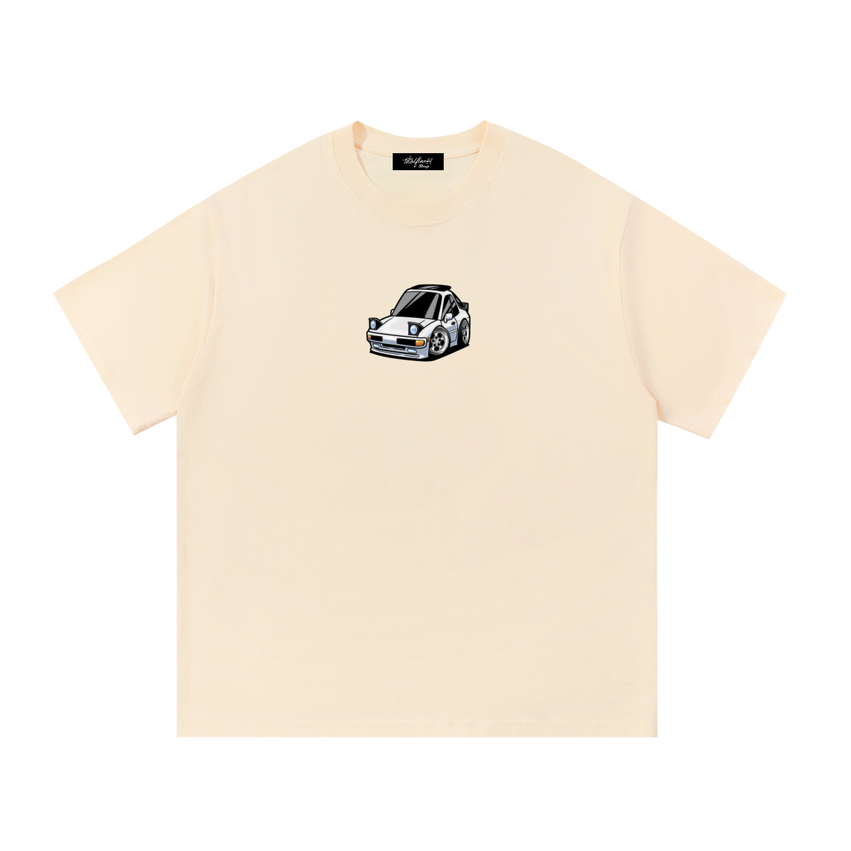 Porsche 944 Toons Car - Essential Cotton T-Shirt
