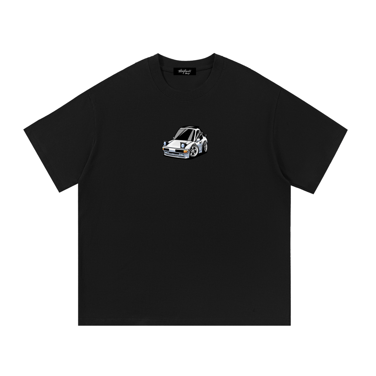 Porsche 944 Toons Car - Essential Cotton T-Shirt