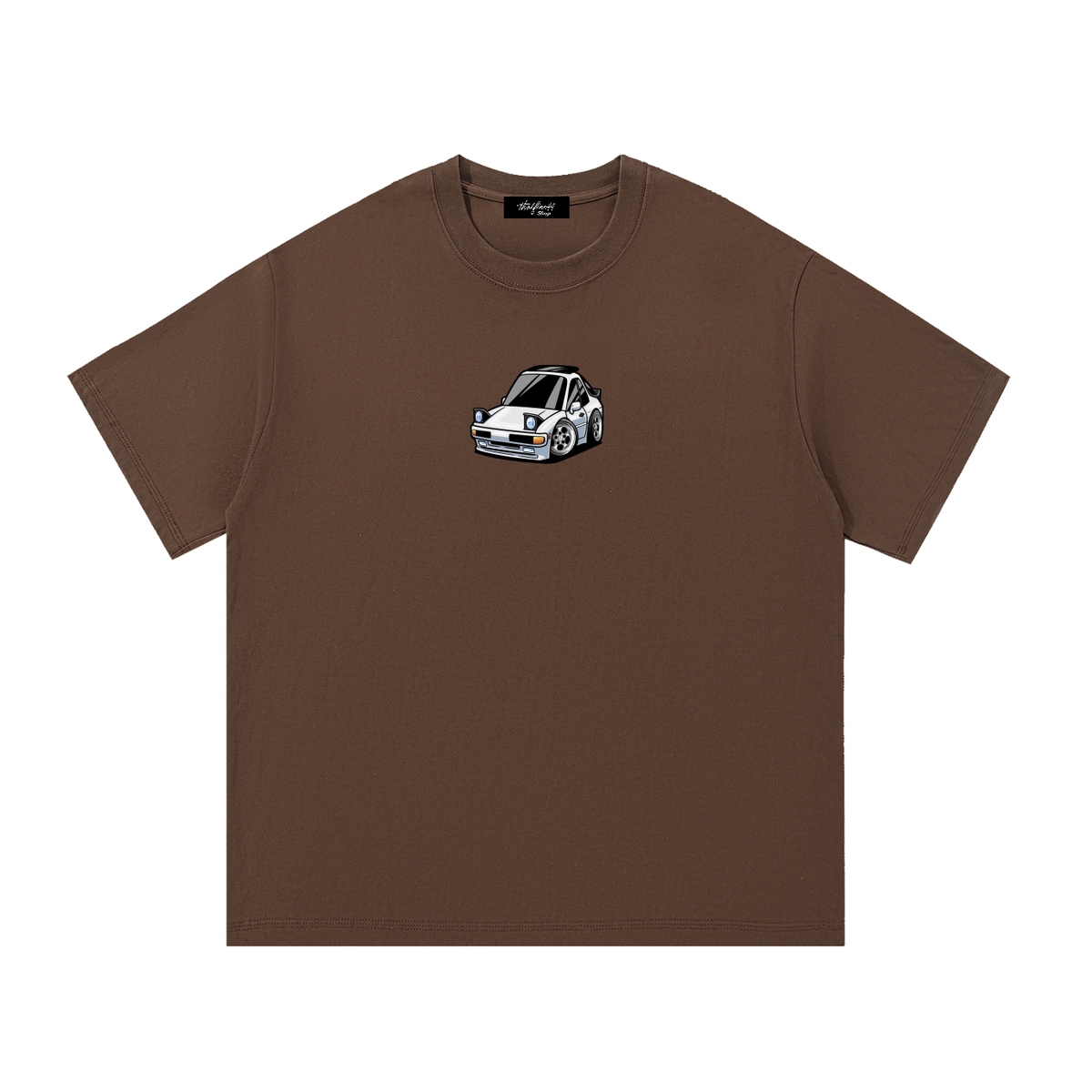 Porsche 944 Toons Car - Essential Cotton T-Shirt