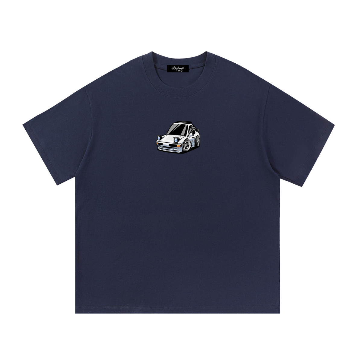 Porsche 944 Toons Car - Essential Cotton T-Shirt