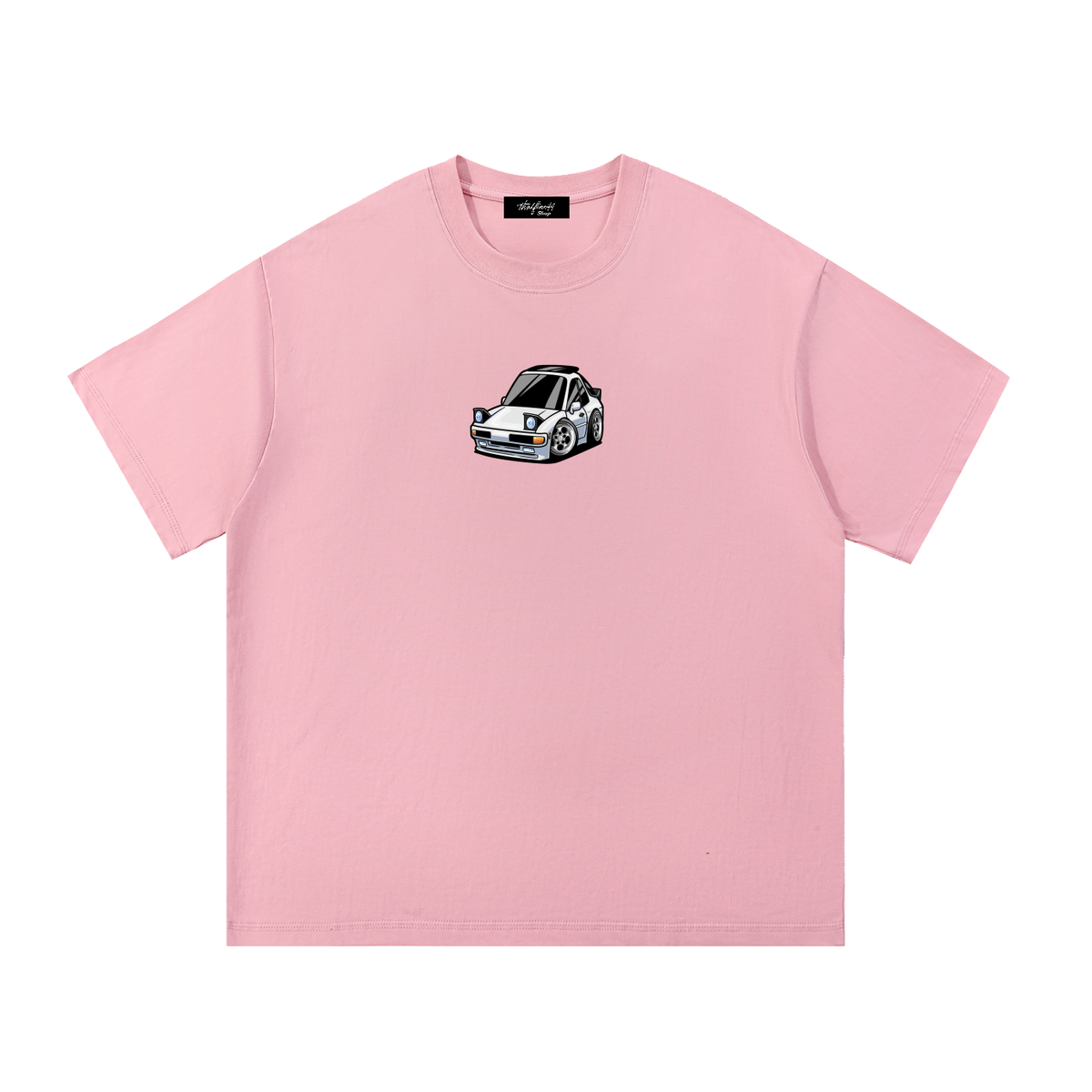 Porsche 944 Toons Car - Essential Cotton T-Shirt