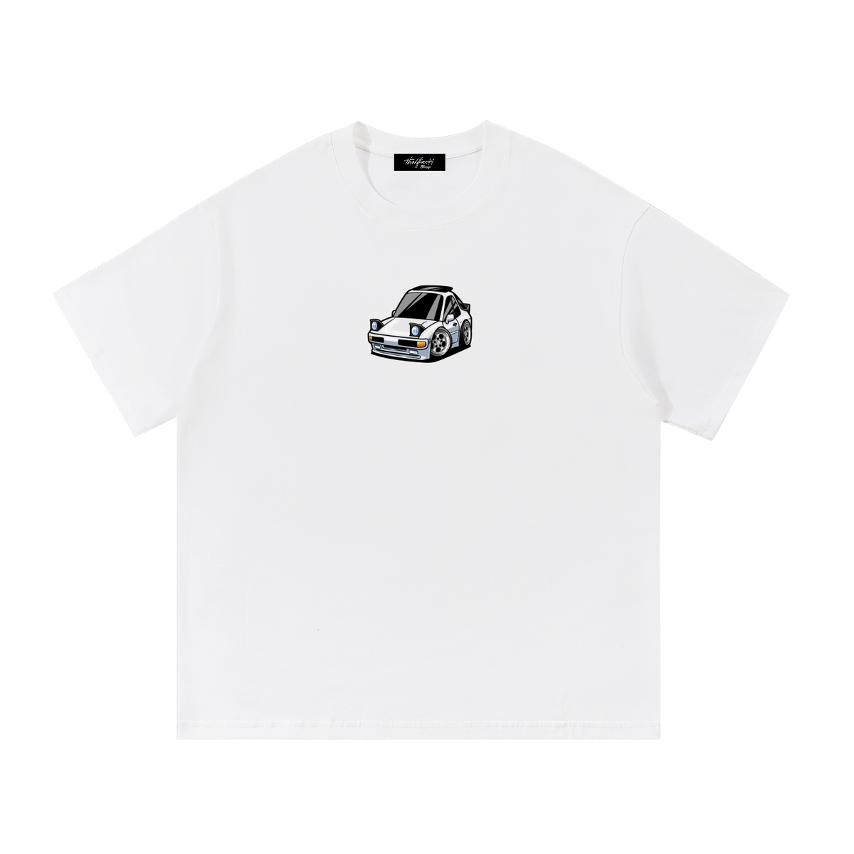 Porsche 944 Toons Car - Essential Cotton T-Shirt