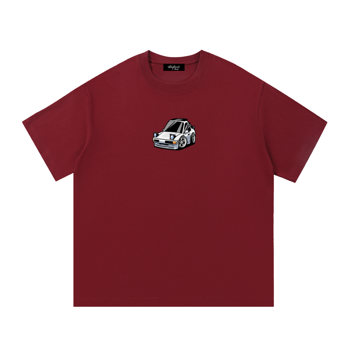 Porsche 944 Toons Car - Essential Cotton T-Shirt